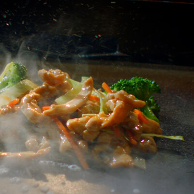 Video poster - Teriyaki meal being prepared