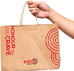 Edo Japan Delivery paper bag